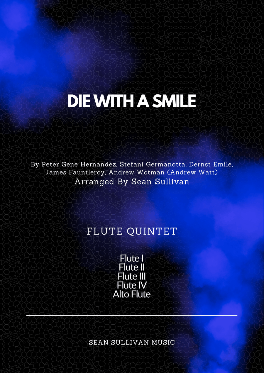 Die With A Smile Woodwind Quintet scores gallery preview page 1