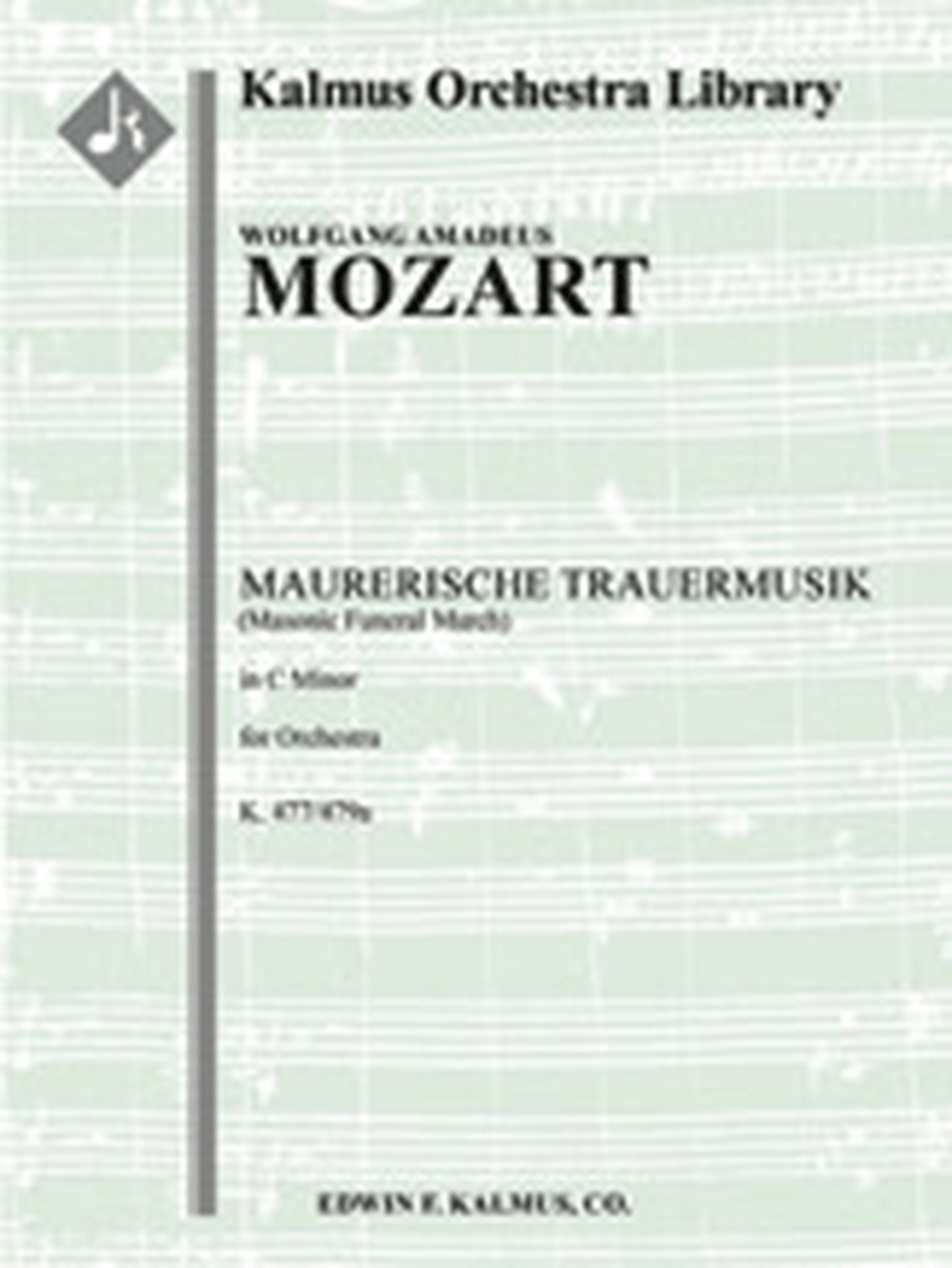 Maurerische Trauermusik, K. 477/479a (Masonic Funeral Music) Concert Band scores gallery preview page 1