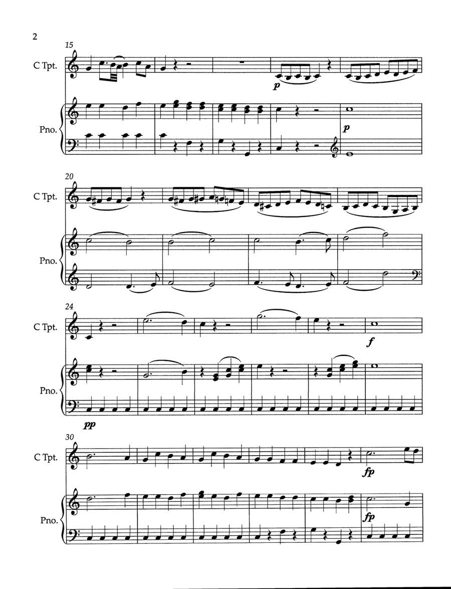 Overture to Le nozze di Figaro Chamber Music scores gallery preview page 2