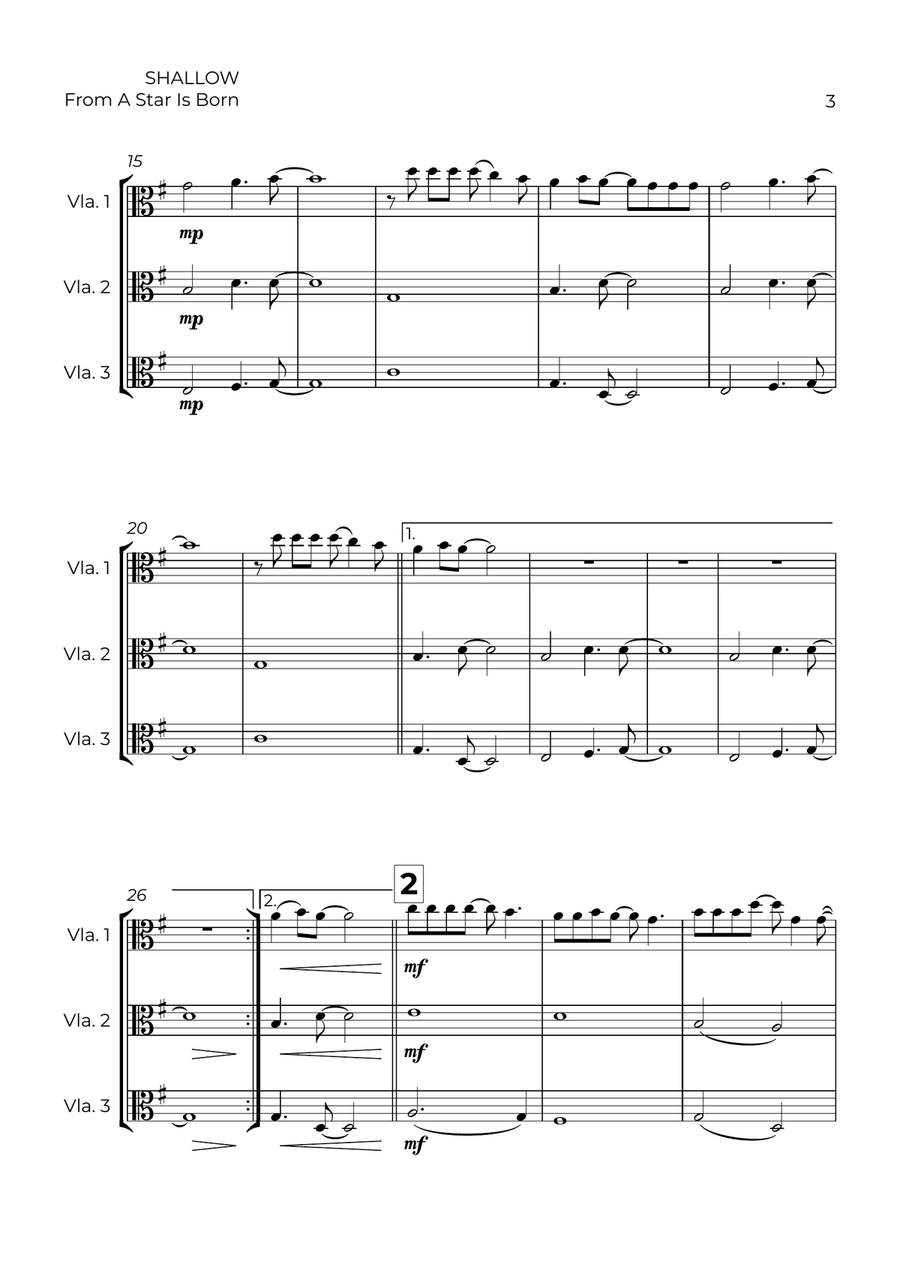 Shallow Shallow String Trio scores gallery preview page 3