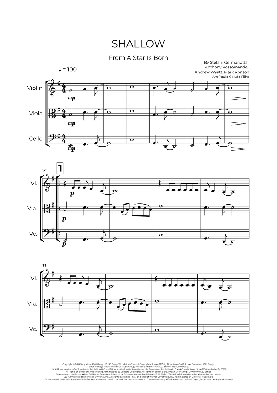 Shallow Shallow String Trio scores gallery preview page 2