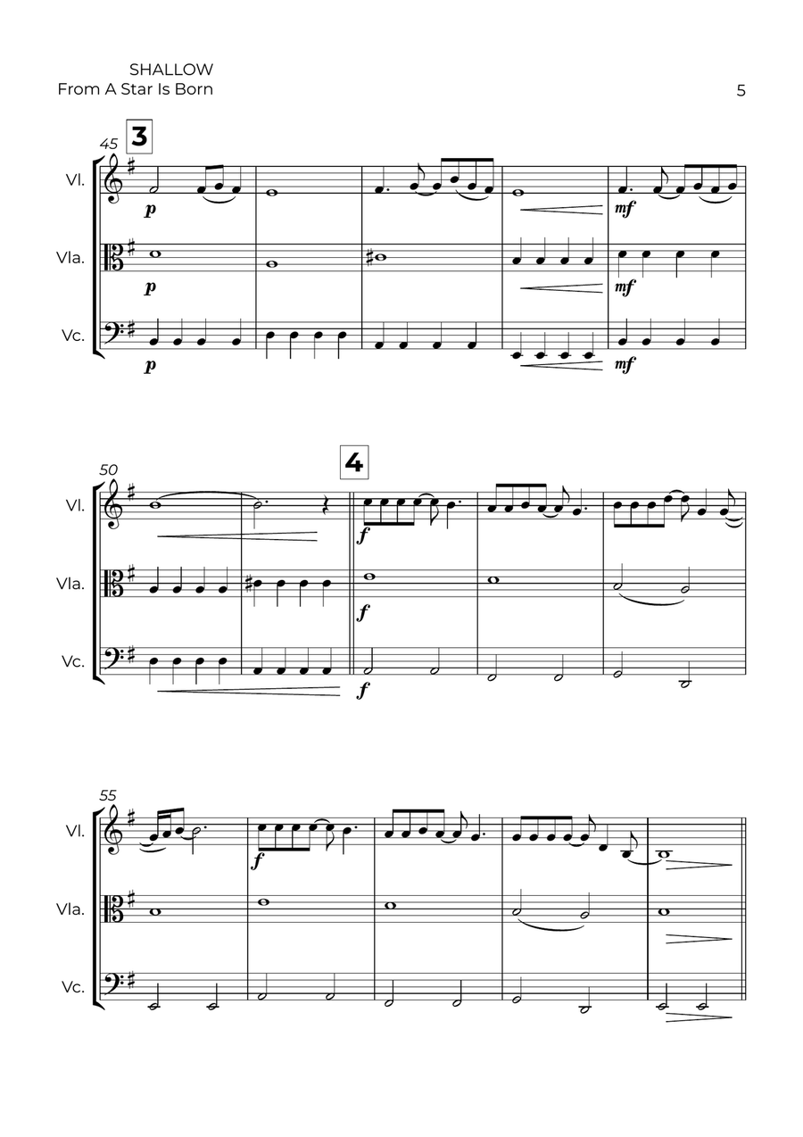 Shallow Shallow String Trio scores gallery preview page 5