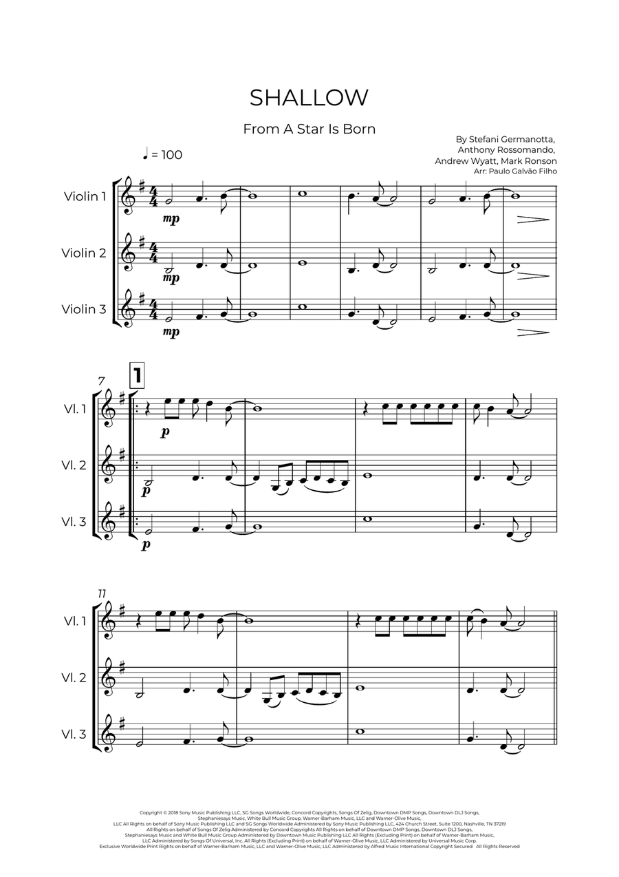Shallow Shallow String Trio scores gallery preview page 2