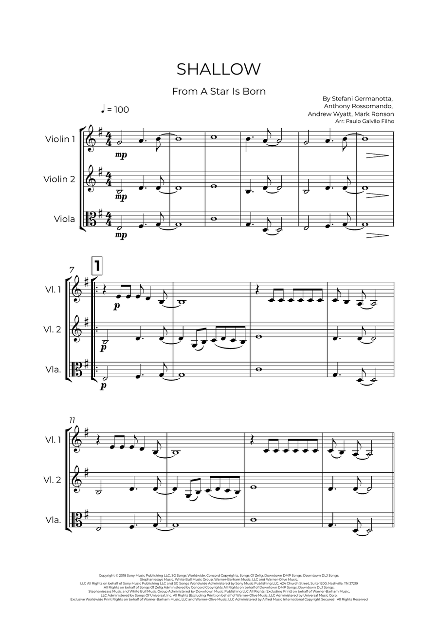 Shallow Shallow String Trio scores gallery preview page 2