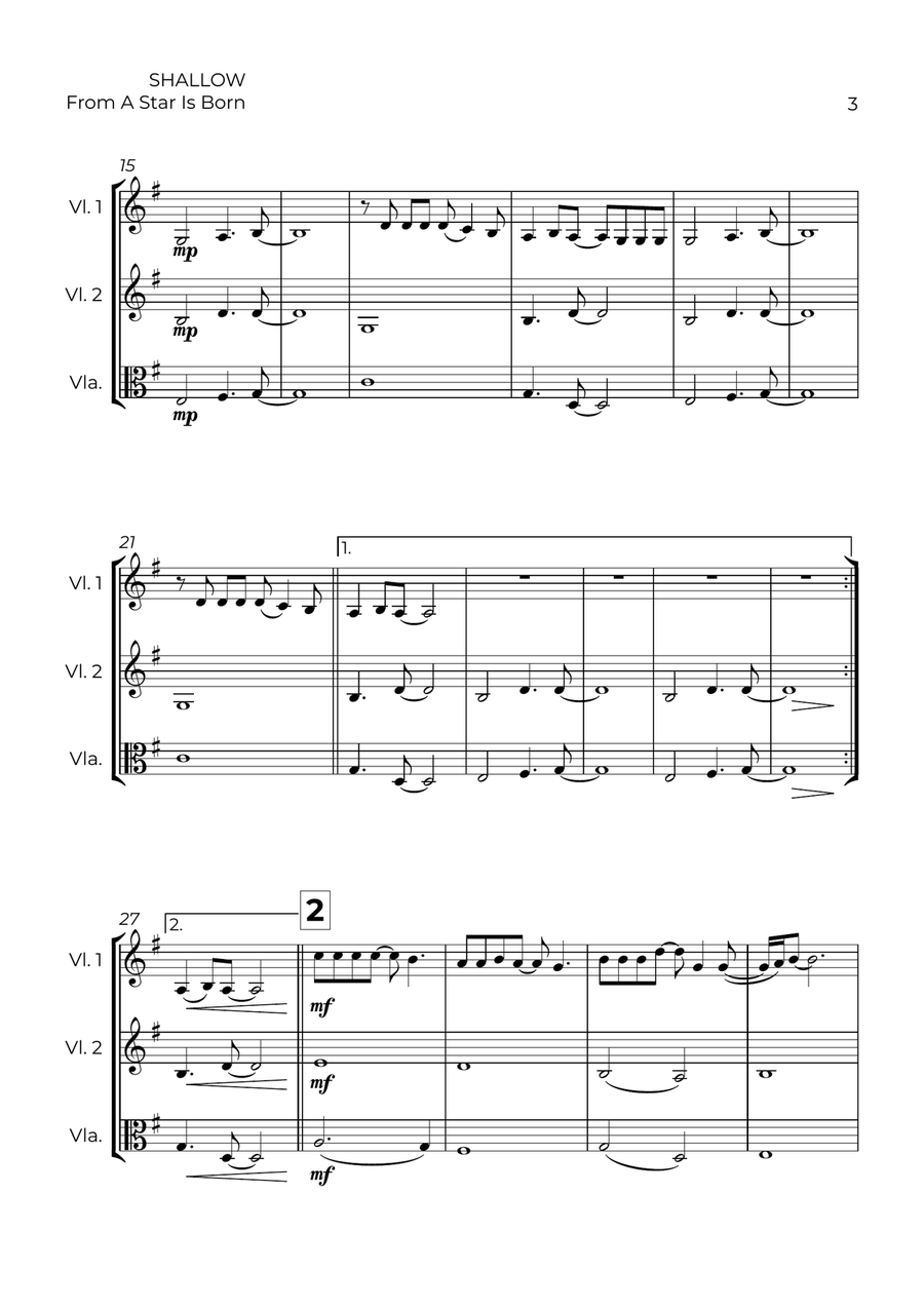 Shallow Shallow String Trio scores gallery preview page 3
