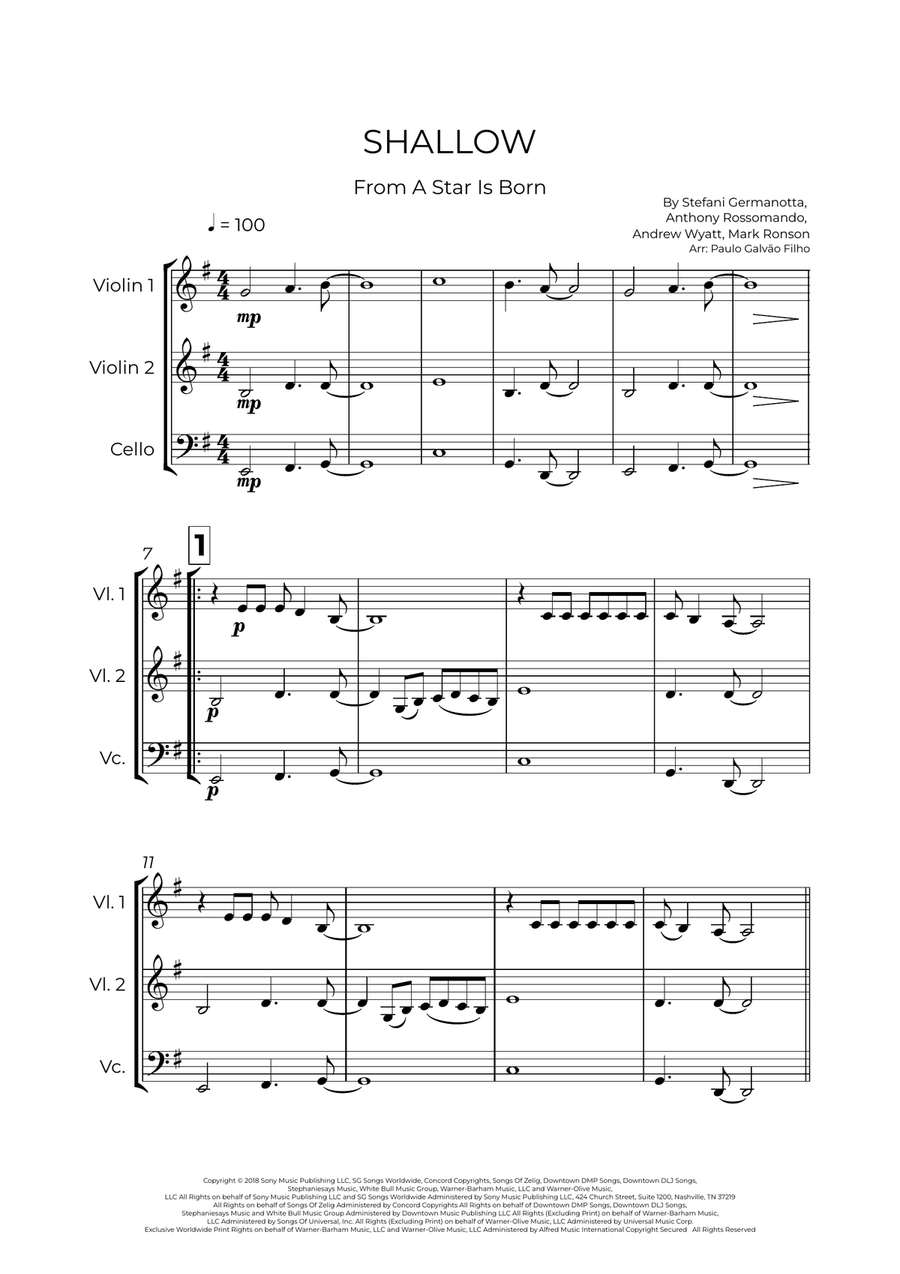 Shallow Shallow String Trio scores gallery preview page 2