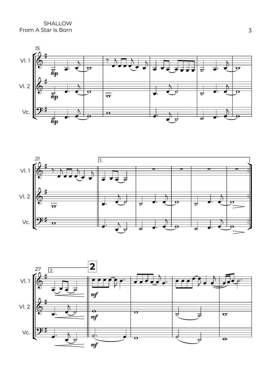 Shallow Shallow String Trio scores gallery preview page 3
