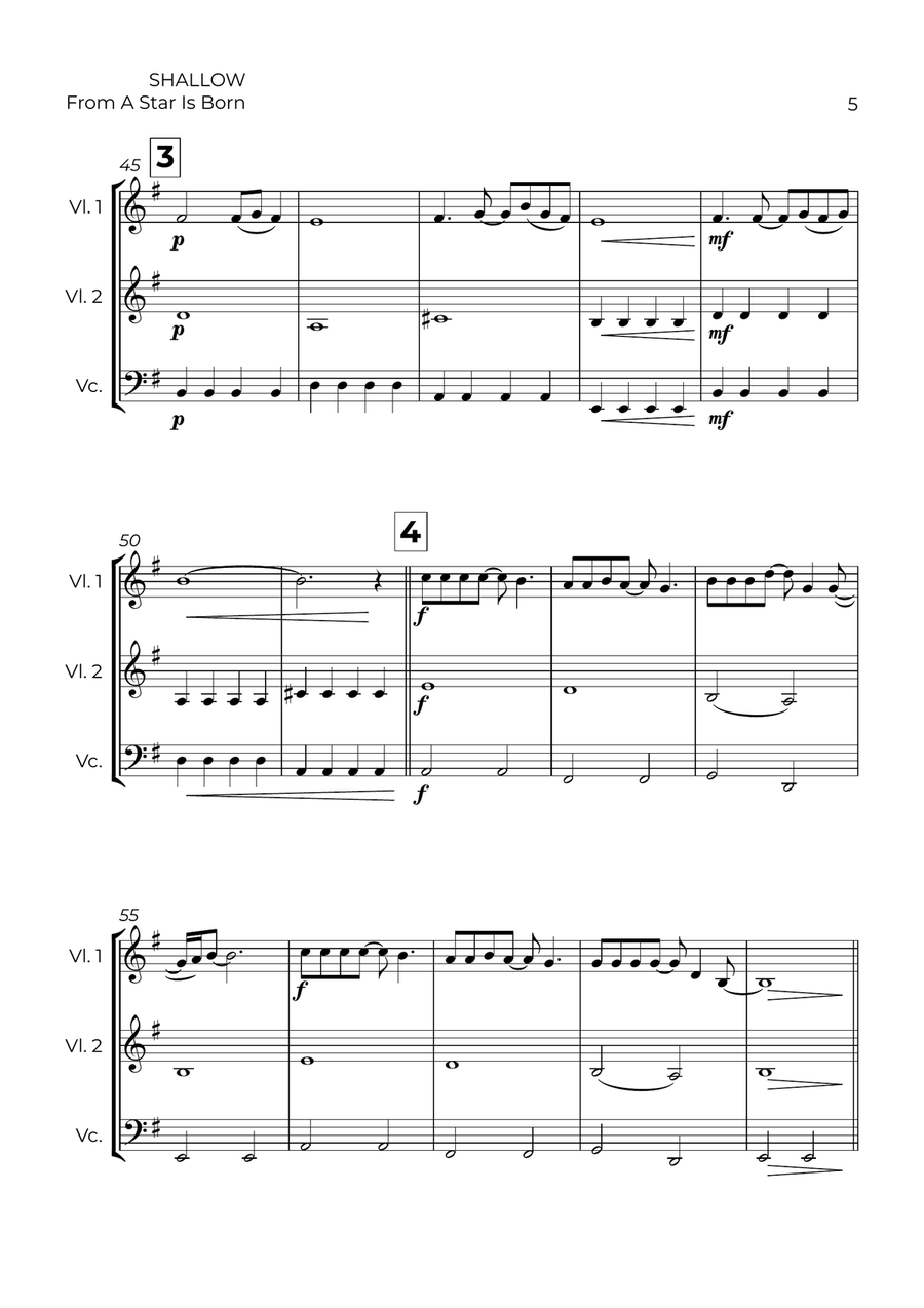 Shallow Shallow String Trio scores gallery preview page 5