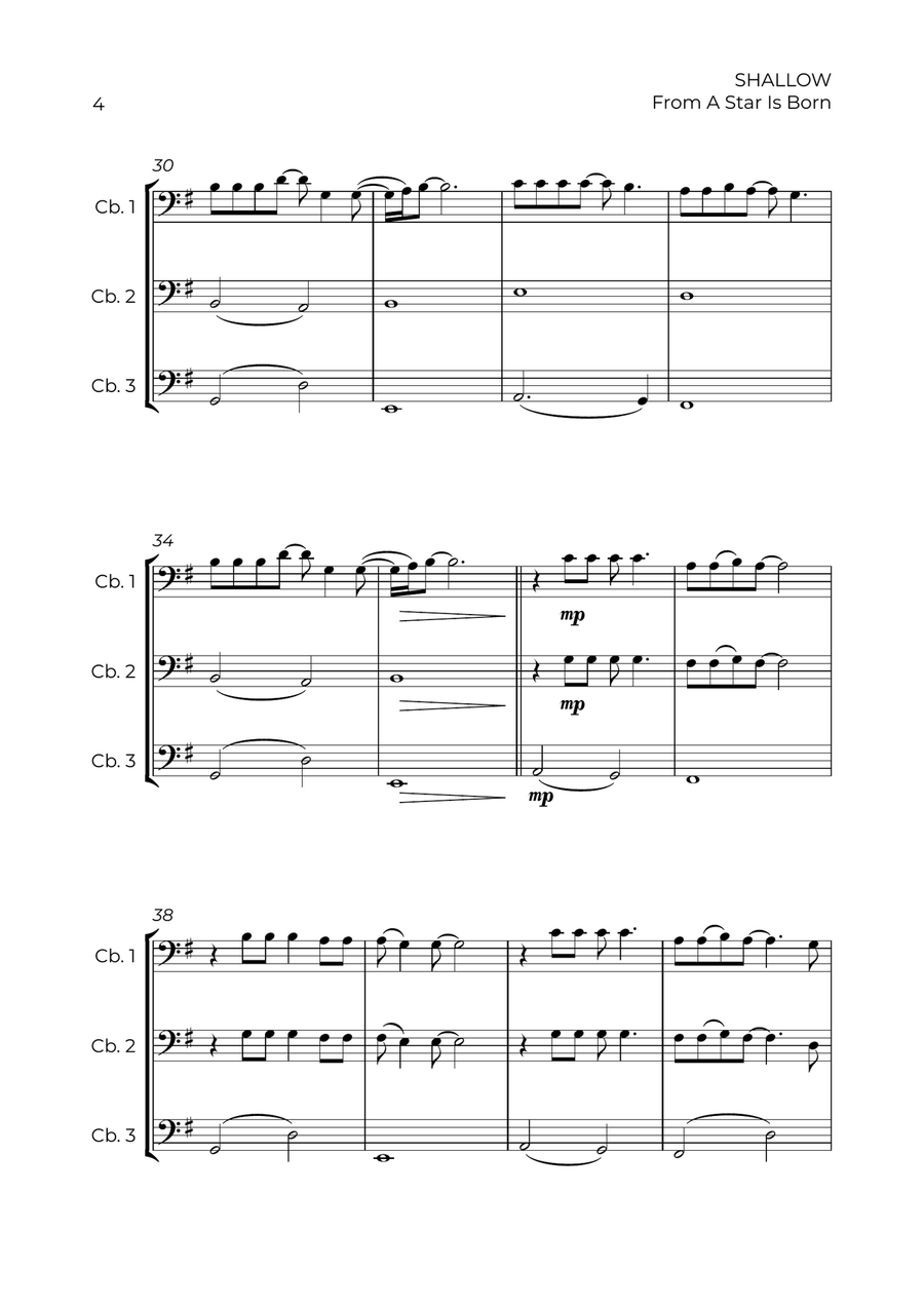 Shallow Shallow String Trio scores gallery preview page 4