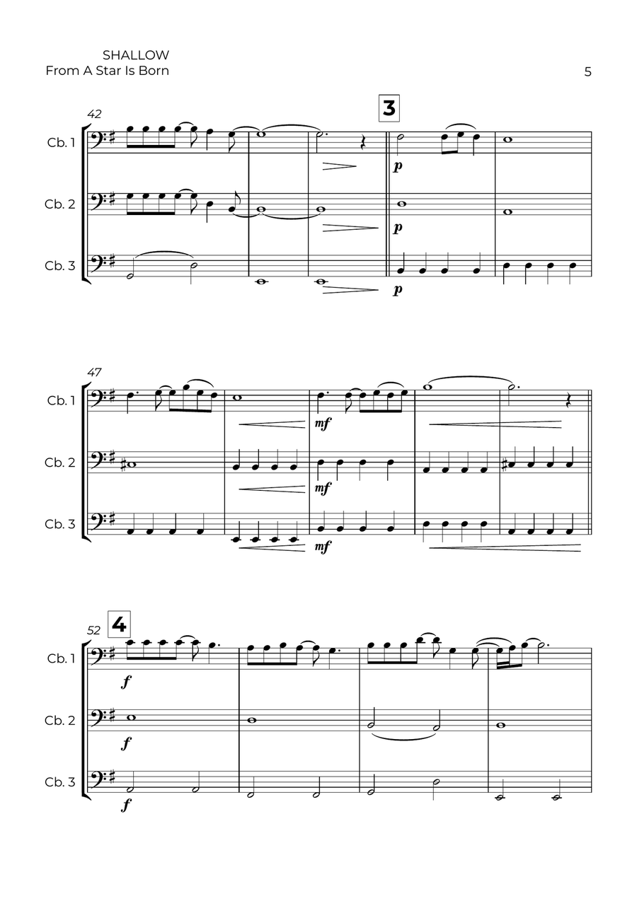Shallow Shallow String Trio scores gallery preview page 5