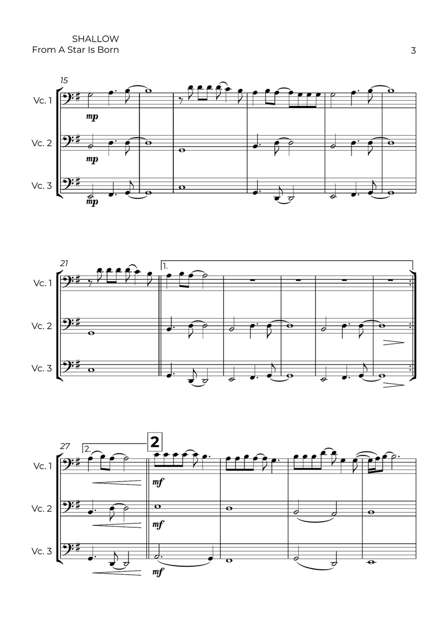 Shallow Shallow String Trio scores gallery preview page 3