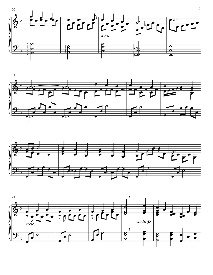 Just As I Am Just As I Am Piano Solo scores gallery preview page 2