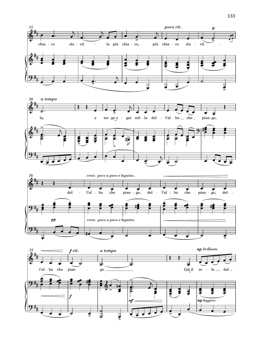 Gia Il Sole Dal Gange (Low Voice) by Alessandro Scarlatti Low Voice - Digital Sheet Music page 2