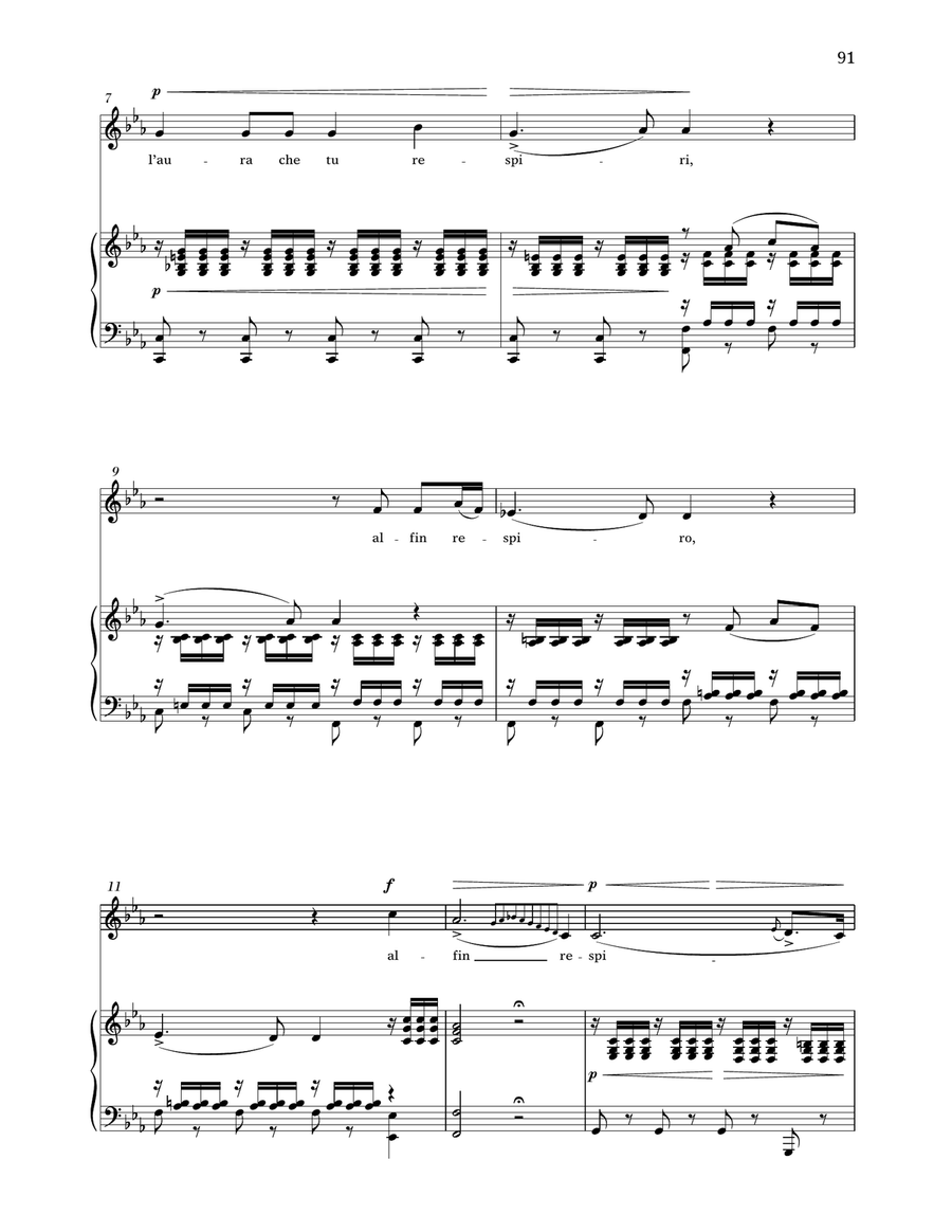 O Del Mio Dolce Ardor (Low Voice) Low Voice scores gallery preview page 2