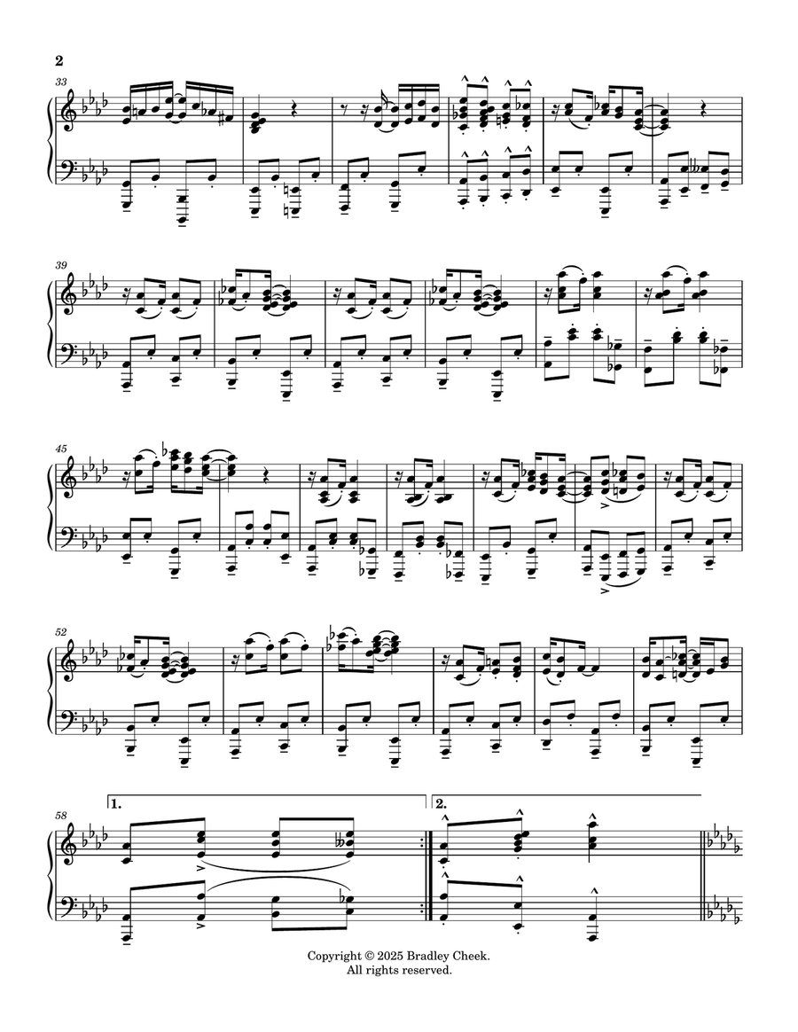 Harwood Rag Piano Solo scores gallery preview page 2