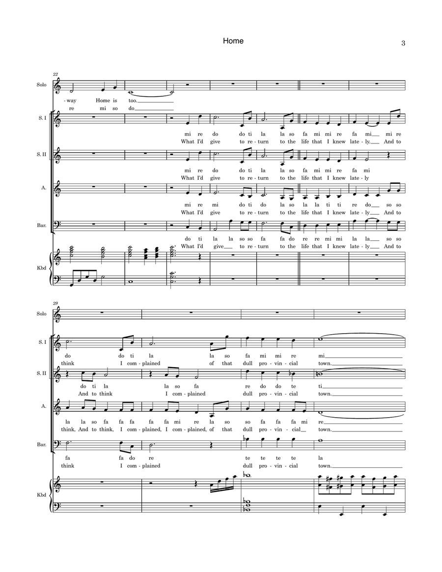 Home Home Choir scores gallery preview page 3