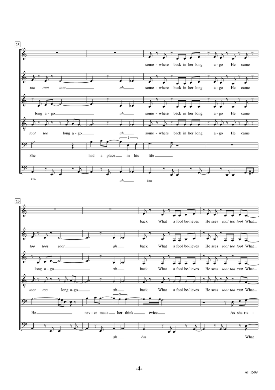 What A Fool Believes What A Fool Believes A Cappella scores gallery preview page 4