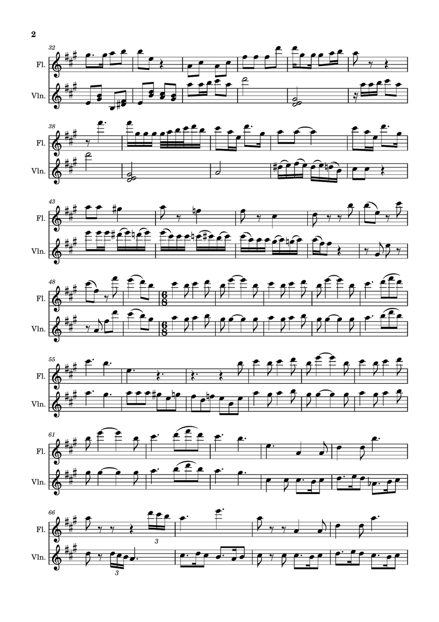 Don Giovanni - La Ci Darem La Mano Flute scores gallery preview page 2