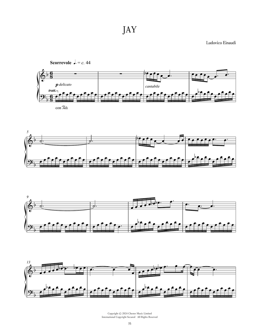 Jay Jay Piano Solo scores gallery preview page 1