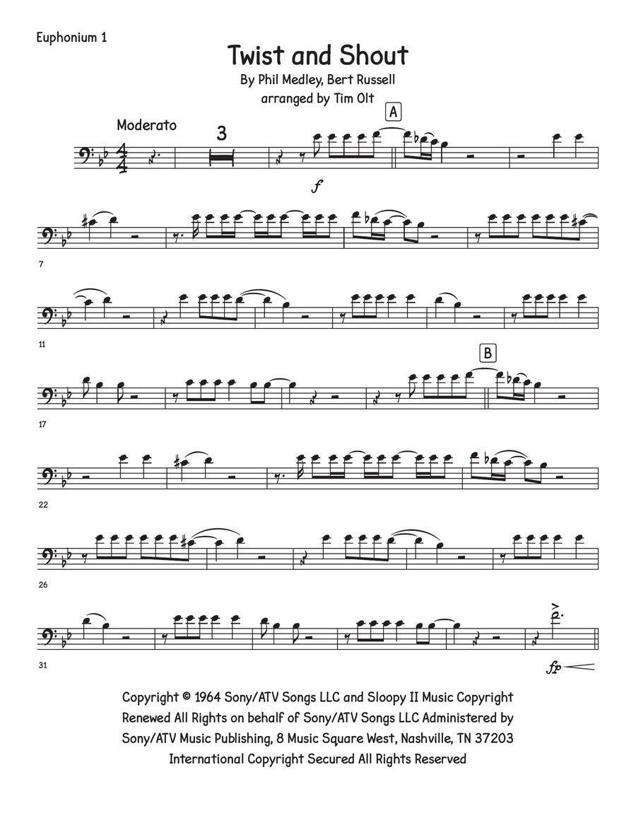 Twist And Shout Twist And Shout Brass Quartet scores gallery preview page 6