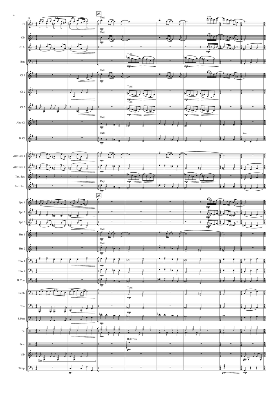 Blackbird Concert Band scores gallery preview page 4