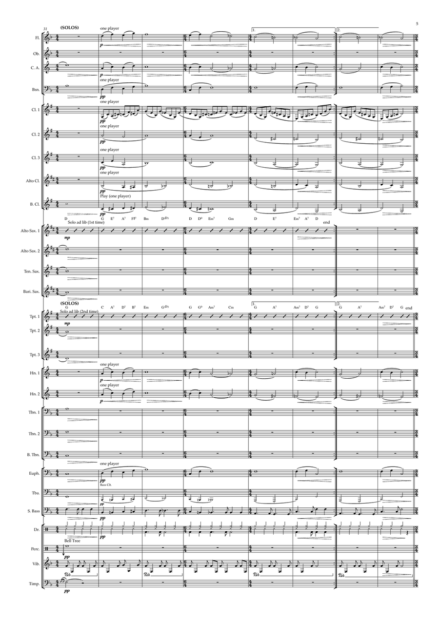Blackbird Concert Band scores gallery preview page 5
