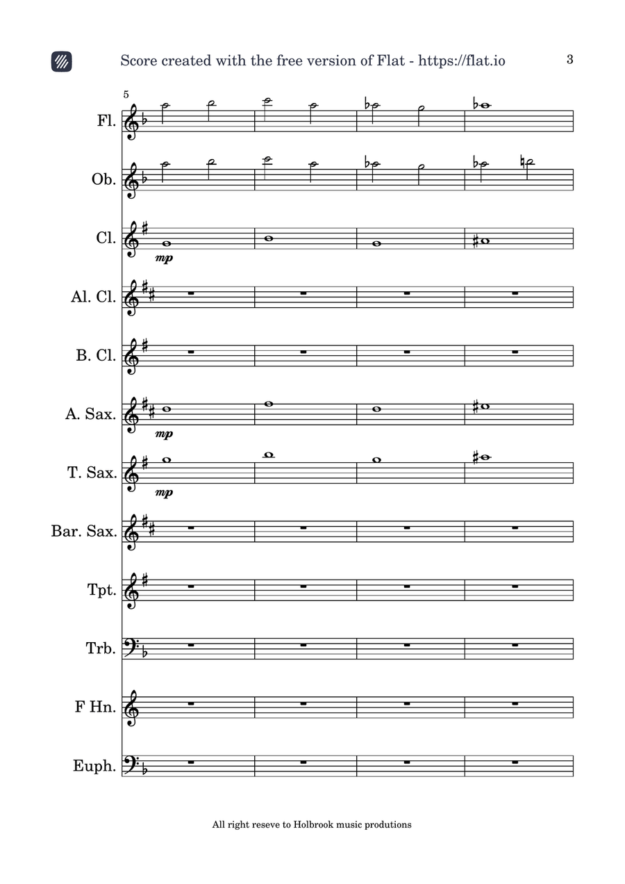 The Last Stand Part 2 Marching Band scores gallery preview page 3