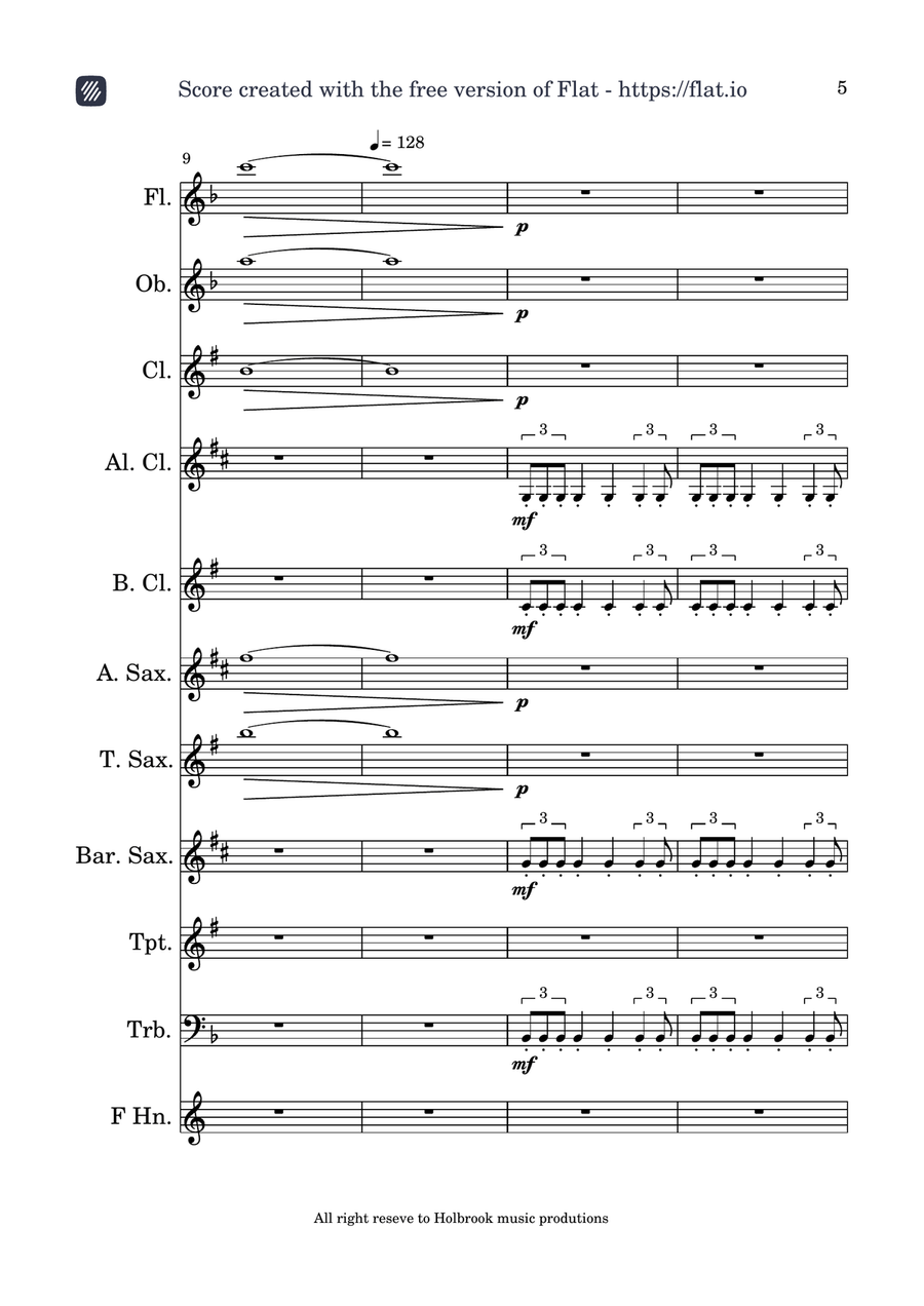 The Last Stand Part 2 Marching Band scores gallery preview page 5