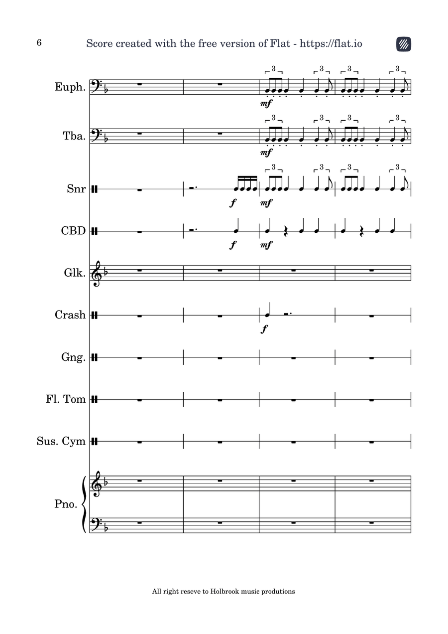 The Last Stand Part 2 Marching Band scores gallery preview page 6