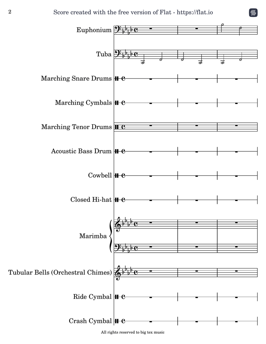 The Last Stand Part 1 Marching Band scores gallery preview page 2