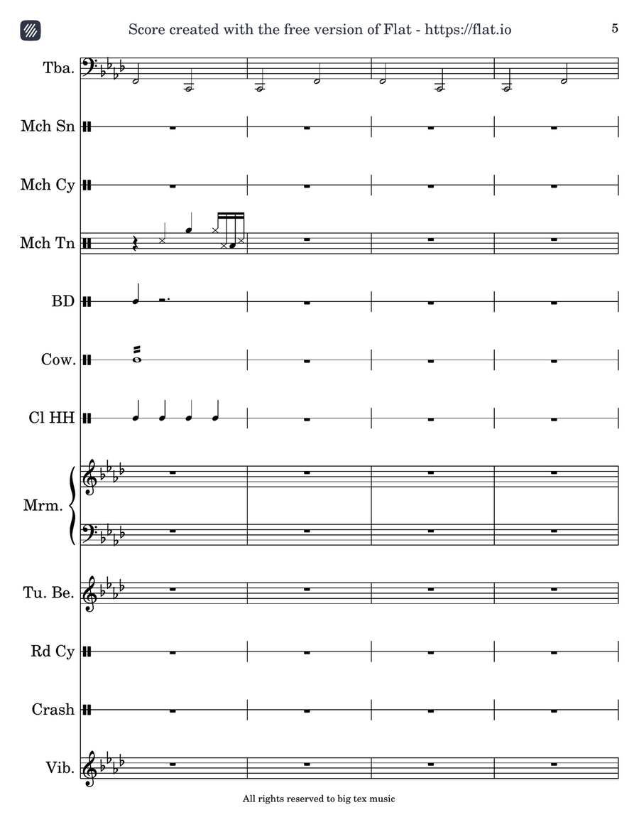 The Last Stand Part 1 Marching Band scores gallery preview page 5