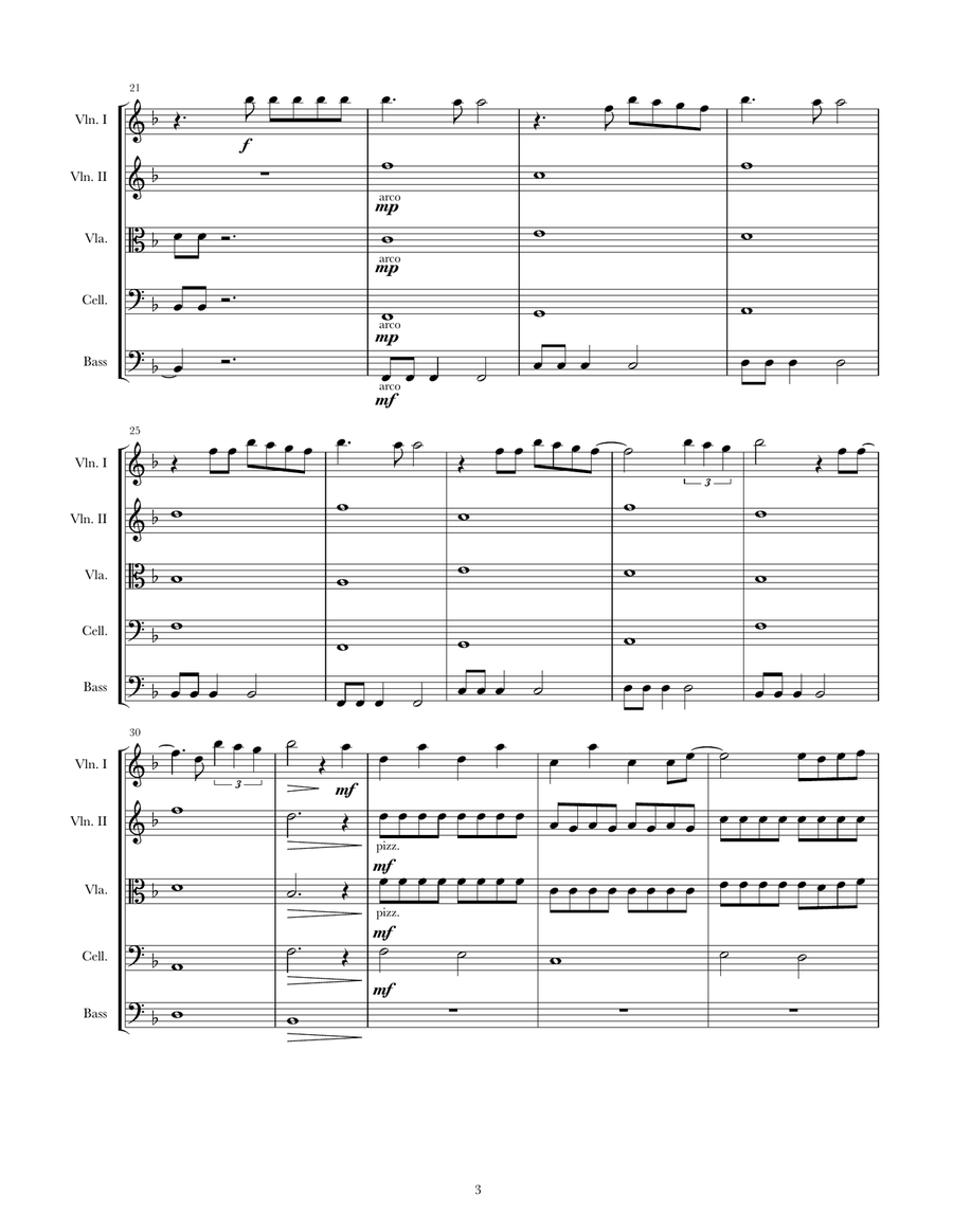 Wrecking Ball String Orchestra scores gallery preview page 3