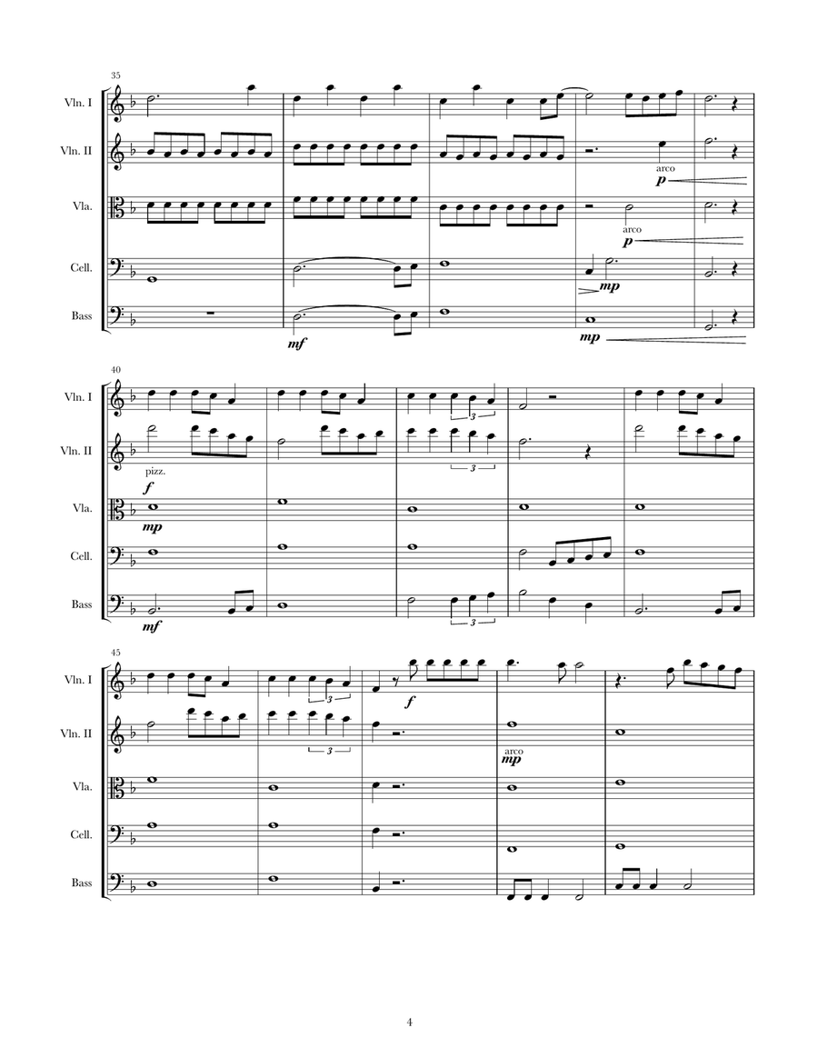 Wrecking Ball String Orchestra scores gallery preview page 4