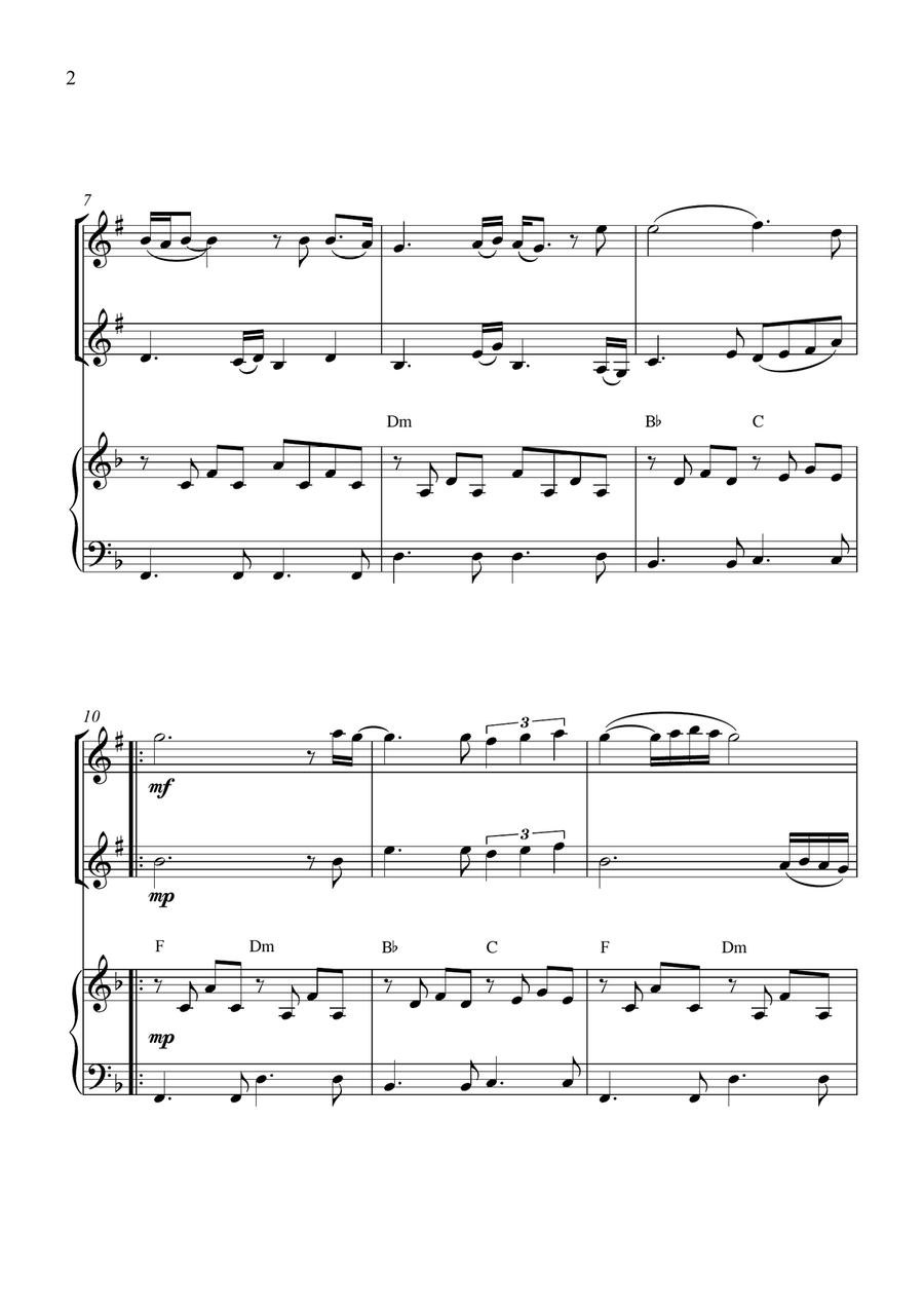 I Will Always Love You I Will Always Love You Woodwind Duet scores gallery preview page 2