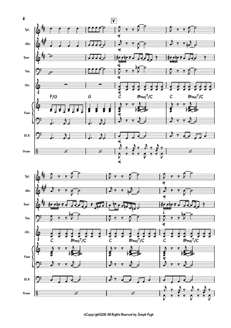 Here To Stay Here To Stay Jazz Ensemble scores gallery preview page 6