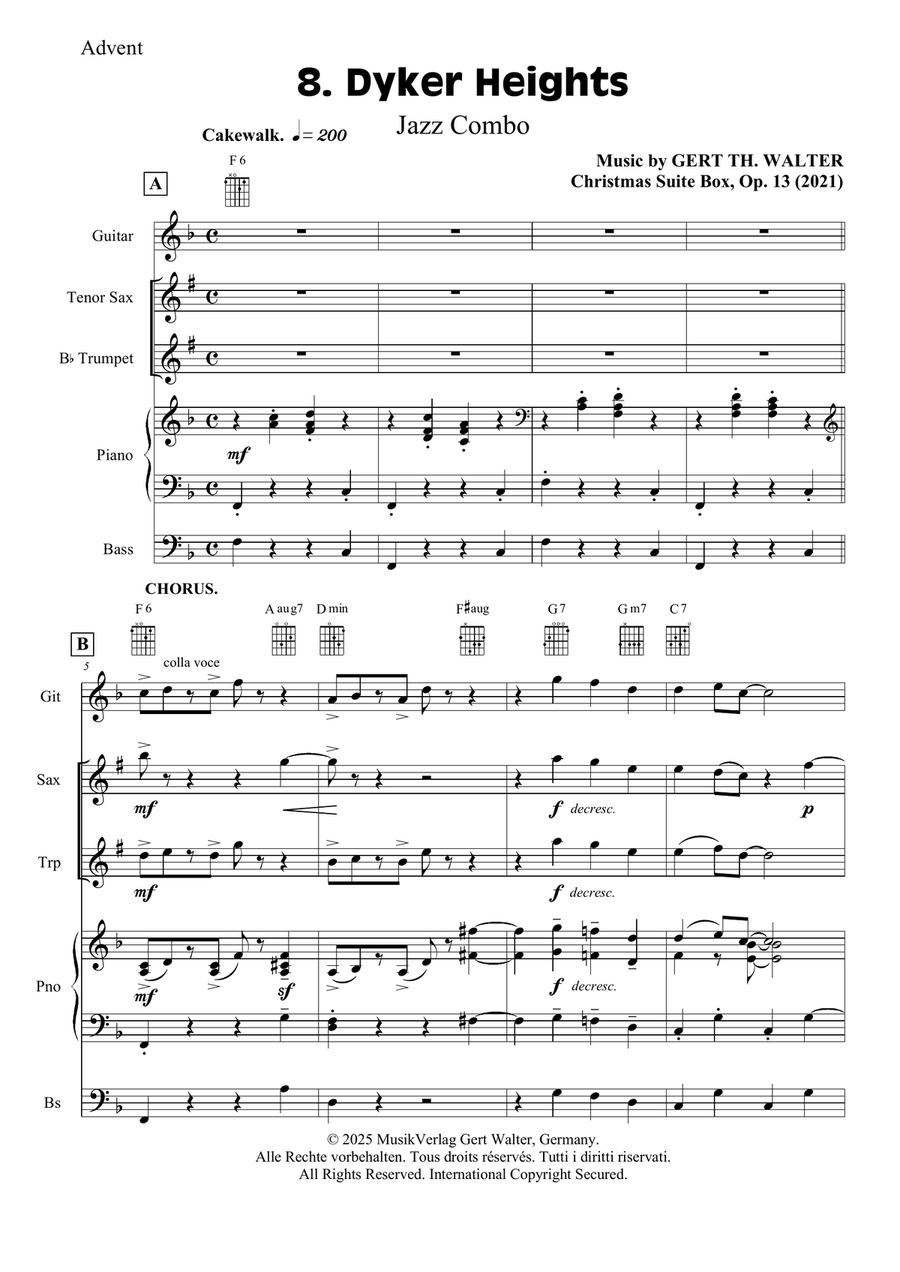 Dyker Heights Dyker Heights Jazz Ensemble scores gallery preview page 1