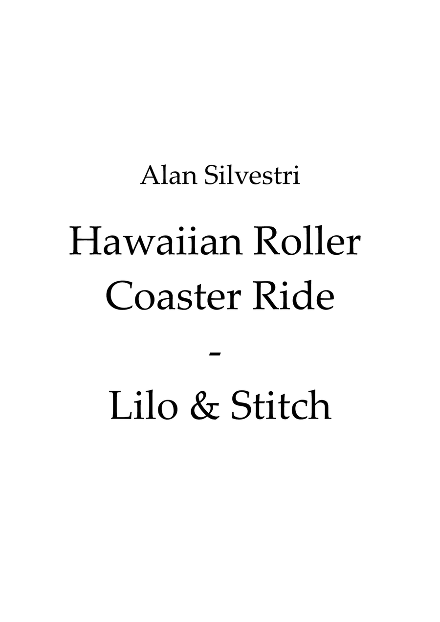 Hawaiian Roller Coaster Ride Easy Piano scores gallery preview page 1