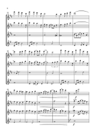A Whole New World Flute Quartet scores gallery preview page 4