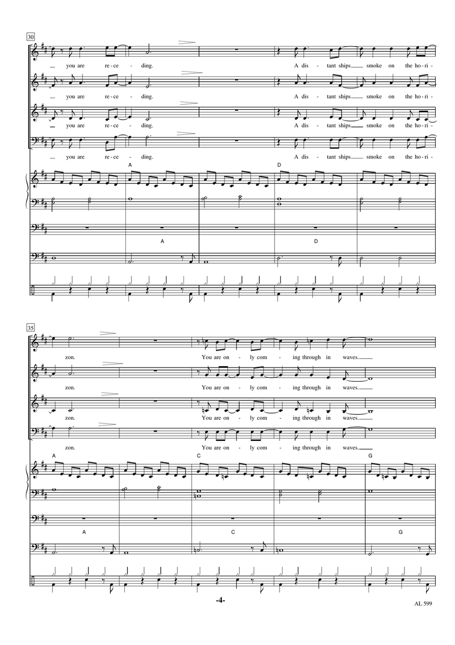 Comfortably Numb Comfortably Numb Choir scores gallery preview page 4