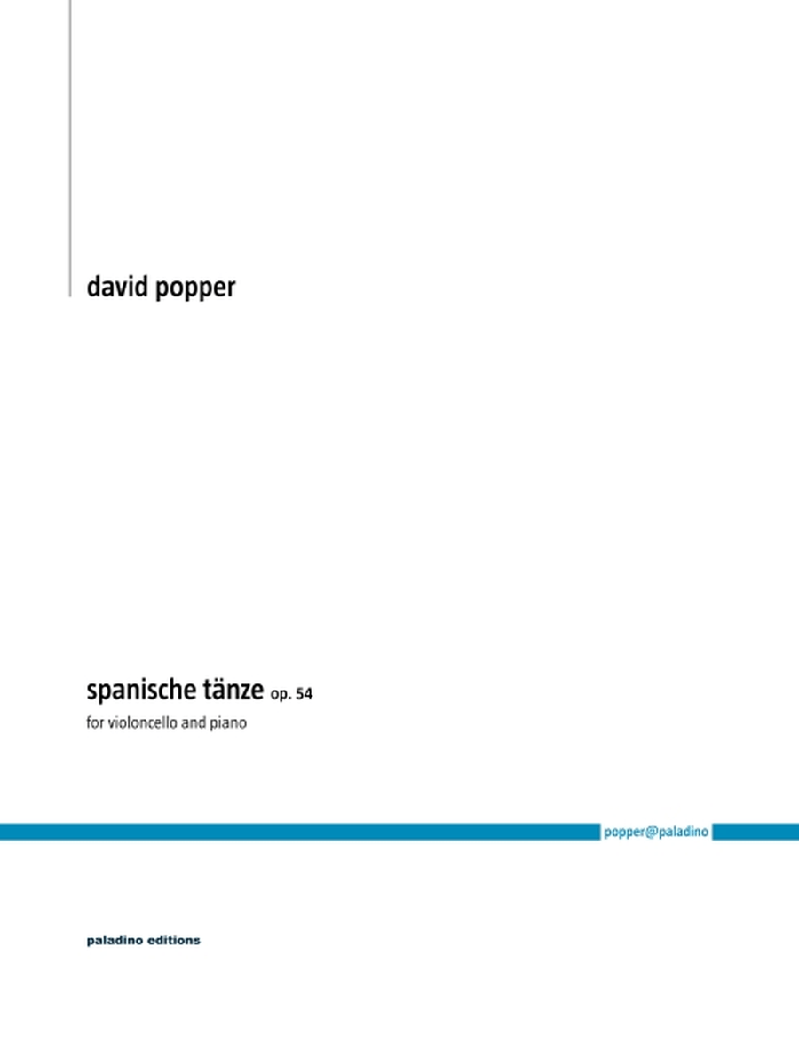 Spanische Tänze op. 54 Spanische Tänze op. 54 Piano Accompaniment scores gallery preview page 1