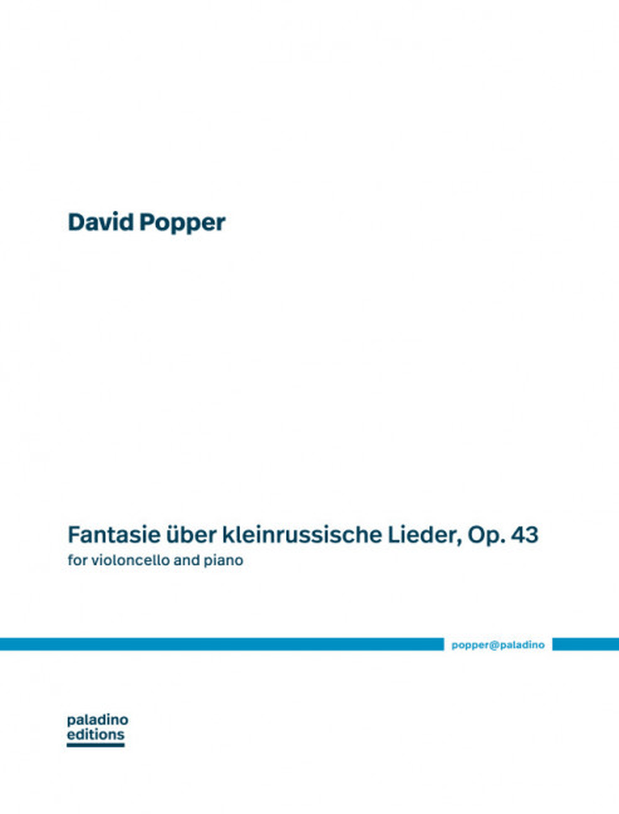 Fantasy on Little Russian Songs op. 43 Piano Accompaniment scores gallery preview page 1