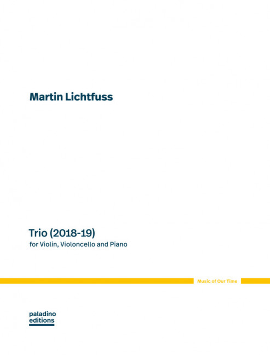 Trio (2018-19) Piano Trio scores gallery preview page 1