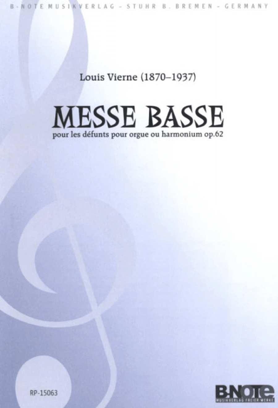 Messe basse pour les défunts op.62 op. 62 Organ scores gallery preview page 1