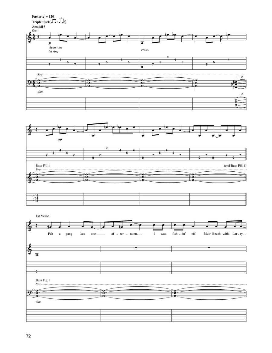 Fish On (Fisherman Chronicles, Chapter 2) Electric Guitar scores gallery preview page 2