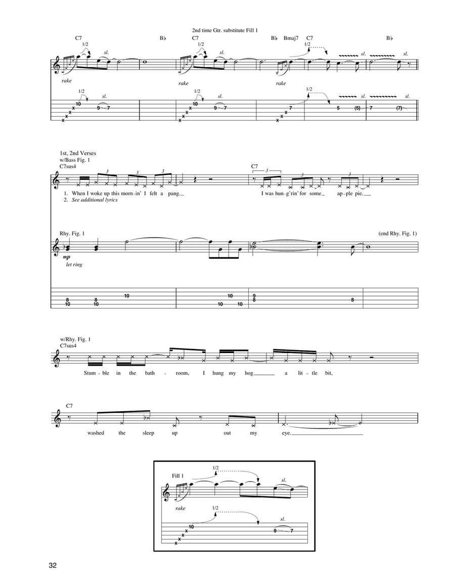 Ground Hog's Day Ground Hog's Day Guitar Tablature scores gallery preview page 2