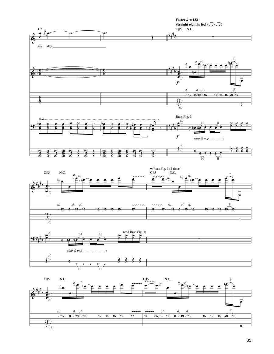 Ground Hog's Day Ground Hog's Day Guitar Tablature scores gallery preview page 5