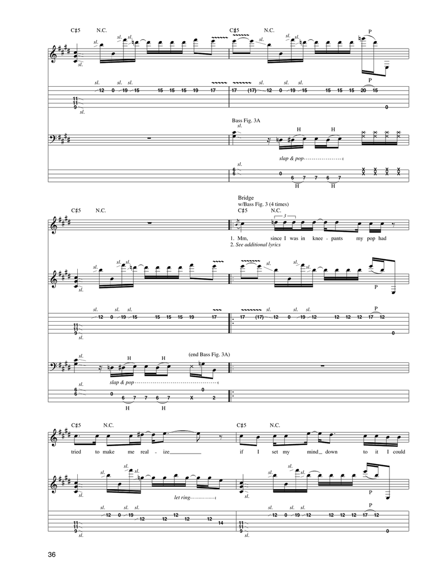 Ground Hog's Day Ground Hog's Day Guitar Tablature scores gallery preview page 6
