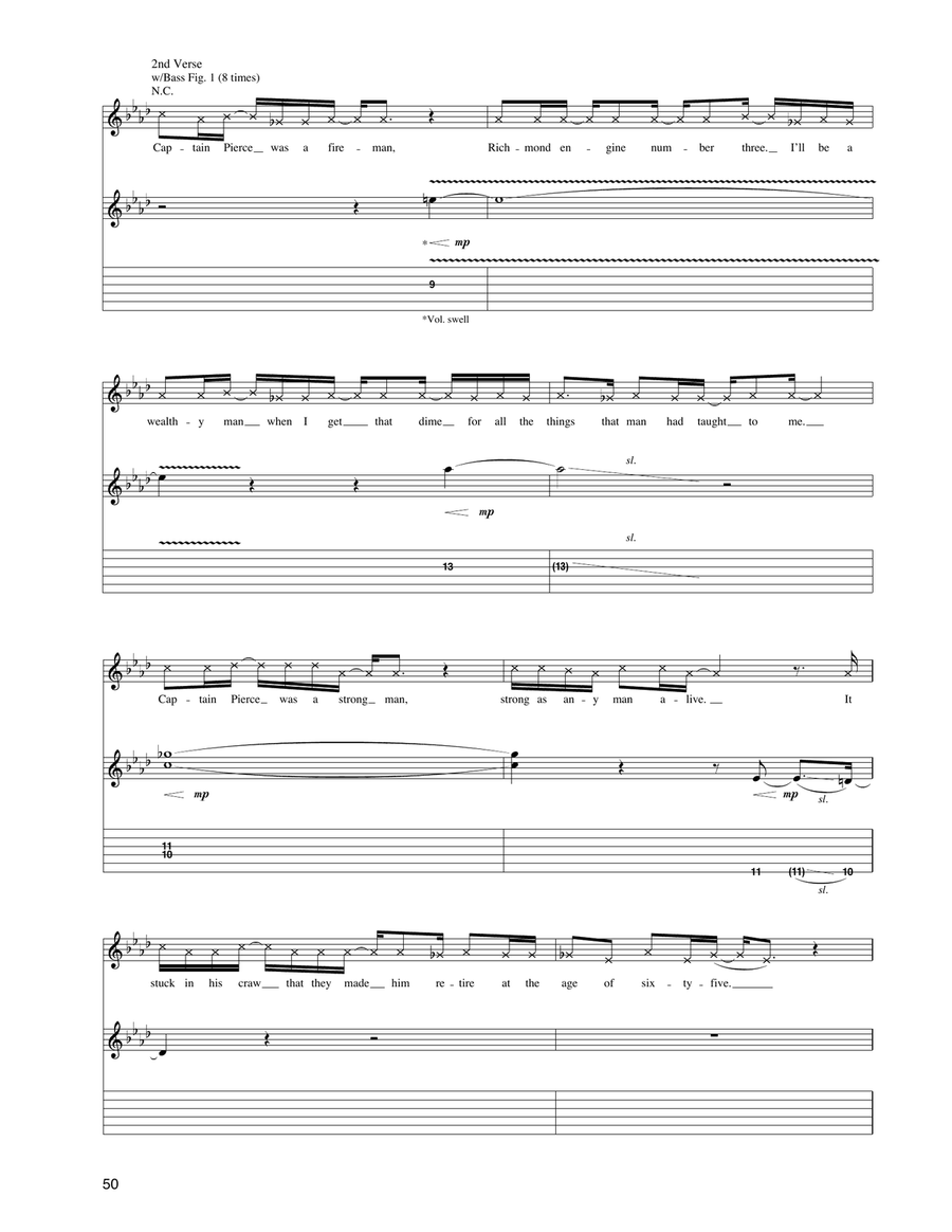 Jerry Was A Race Car Driver Electric Guitar scores gallery preview page 4