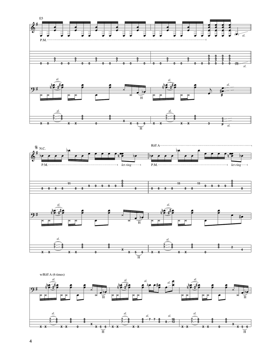 Pudding Time Pudding Time Guitar Tablature scores gallery preview page 2