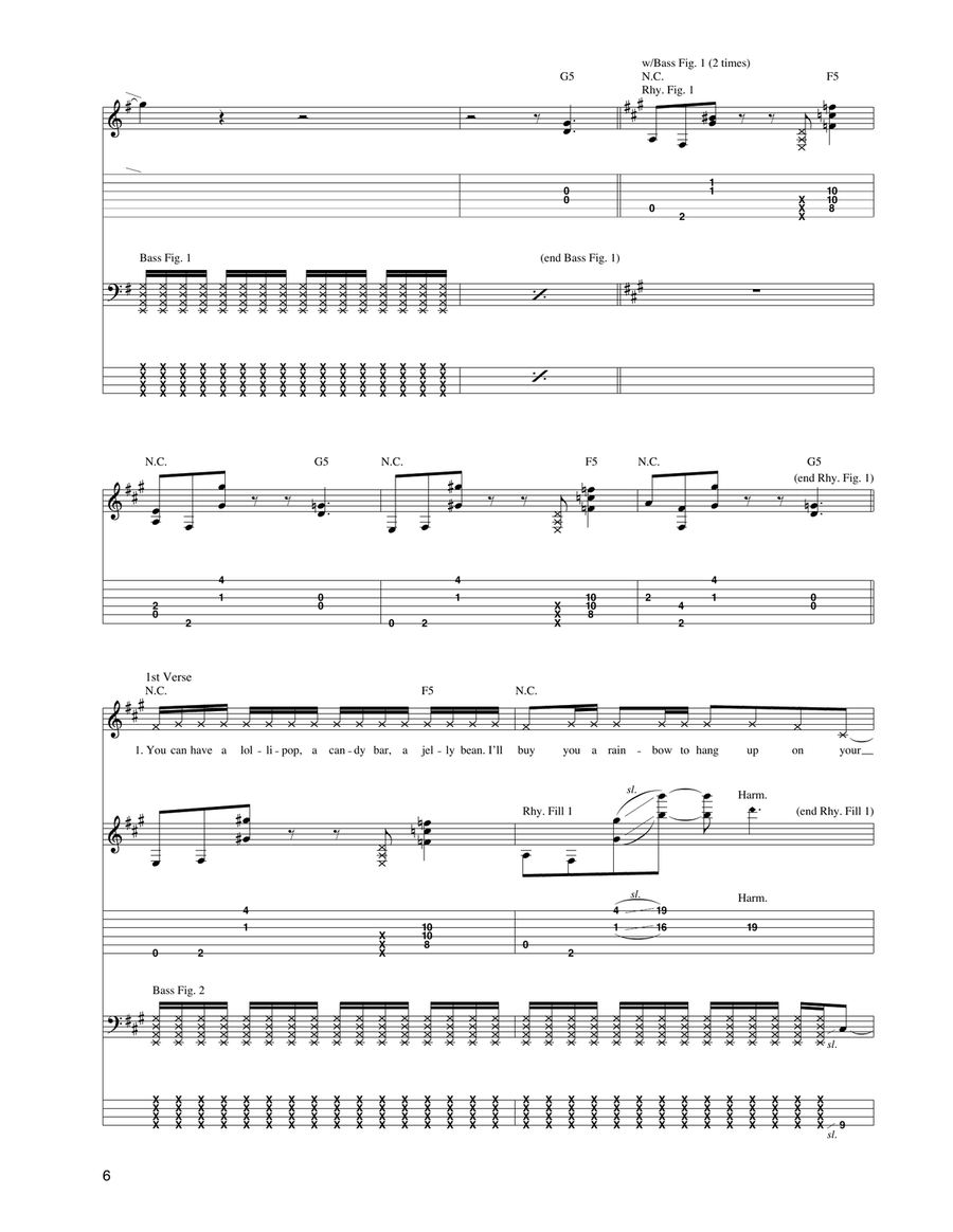 Pudding Time Pudding Time Guitar Tablature scores gallery preview page 4